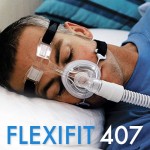 FlexiFit 407 Nasal Mask with Headgear by Fisher & Paykel - One Size Fits ALL